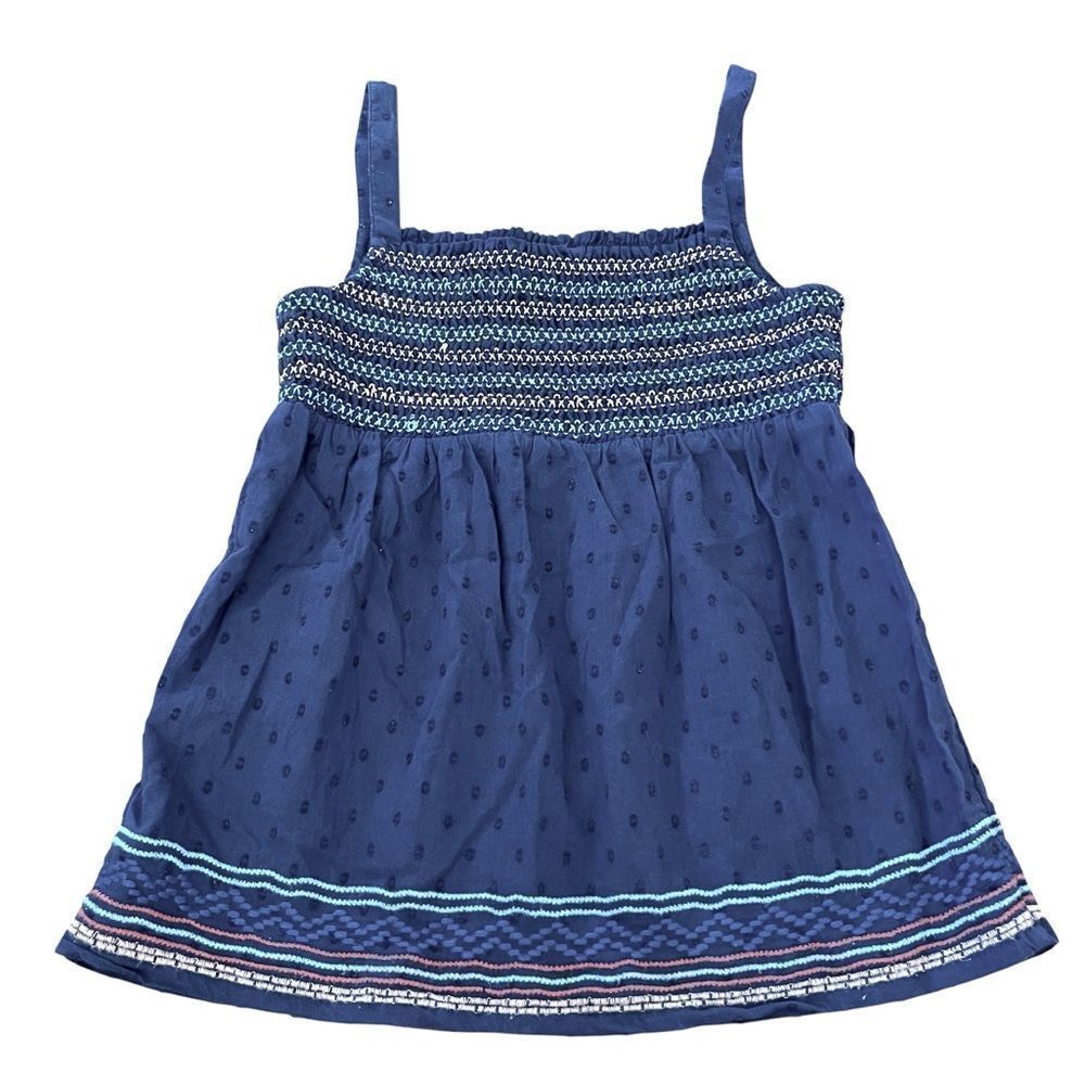 Fat Face Sleeveless Smocked Top
